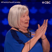 Clapping Peggy GIF - Clapping Peggy Family Feud Canada GIFs