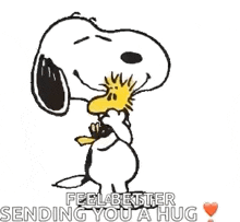 Snoopy Woodstock GIF - Snoopy Woodstock Hugs GIFs