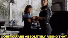 Station 19 Vic Hughes GIF - Station 19 Vic Hughes Ooh You Are Absolutely Riding That GIFs