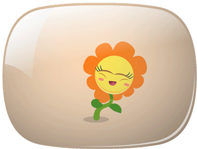 Dancing Sunflower Sunflower Sticker