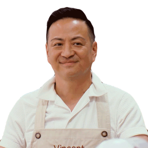 Smile Vincent Chan Sticker - Smile Vincent Chan The Great Canadian Baking Show Stickers