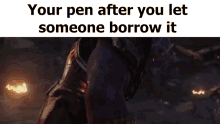 Your Pen After You Let Someone Borrow It GIF - Your Pen After You Let Someone Borrow It GIFs