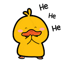 Yellow Ducklin Cute Sticker - Yellow Ducklin Cute Funny Stickers