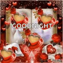 Goodnight Sparkles GIF - Goodnight Sparkles Hearts GIFs