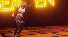 Tifa Lockhart Dancing GIF - Tifa Lockhart Dancing Honey Bee Inn GIFs