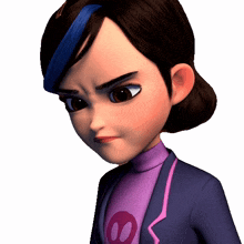 frowning claire nunez trollhunters tales of arcadia mad angry