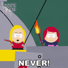 Never Bebe Stevens GIF - Never Bebe Stevens South Park GIFs