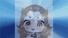 a pixel art drawing of a girl with the words ' dorastone.io ' on the bottom right corner