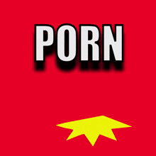 a fist with the word porn in white letters