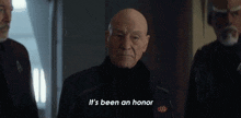 Its Been An Honor Serving With You All Jean Luc Picard GIF - Its Been An Honor Serving With You All Jean Luc Picard Star Trek Picard GIFs