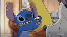 Here Are Your Candies Stitch GIF - Here Are Your Candies Stitch Lilo And Stitch GIFs