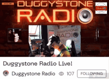 duggystone 3d logo internetradio duggystone radio