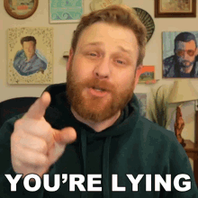 Youre Lying Grady Smith GIF - Youre Lying Grady Smith Youre Not Telling The Truth GIFs