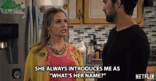 she always introduce me as whats her name whos that girl step mother kimmy gibbler