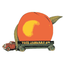 vote january5th jan5 peach georgia peach allman brothers