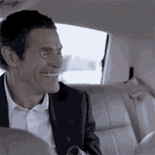 Laughing Crazy GIF - Laughing Crazy Willem Dafoe GIFs