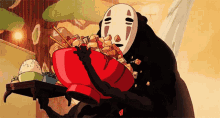 Spirited Away No Face GIF - Spirited Away No Face Hungry Af GIFs