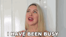 I Have Been Busy Tracy Kiss GIF - I Have Been Busy Tracy Kiss I Dont Have Time GIFs