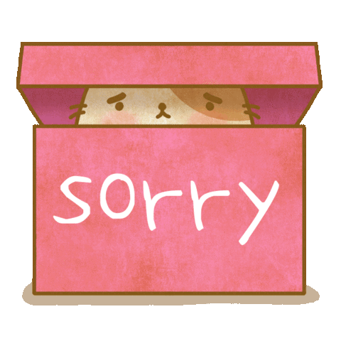 Sorry So Sorry Sticker - Sorry So Sorry Apologies Stickers