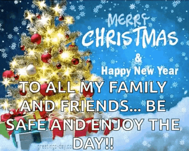 Merry christmas to all deals my family and friends