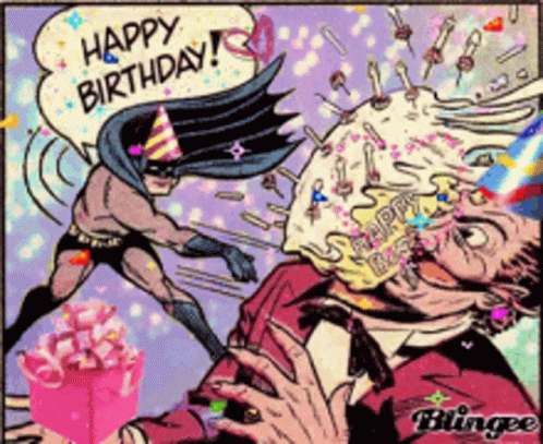 Happy Birthday Throw Cake GIF - Happy Birthday Throw Cake Batman - Discover  & Share GIFs