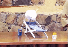 Up And Over GIF - Bird Flip Chair GIFs