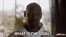 what is the goal db woodside amenadiel lucifer whats our goal