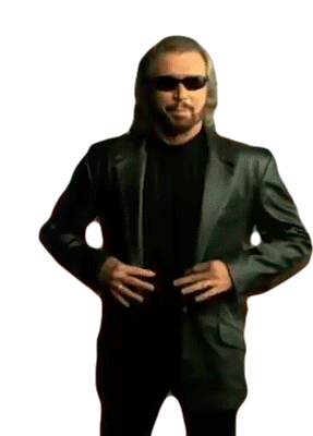 Im All Suit Up Barry Gibb Sticker - Im All Suit Up Barry Gibb Bee Gees Stickers