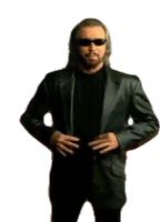 Im All Suit Up Barry Gibb Sticker - Im All Suit Up Barry Gibb Bee Gees Stickers