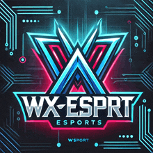 a logo for wx-esprit esports is displayed on a black background