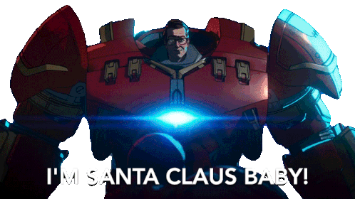I'M Santa Claus Baby What If Sticker - I'M Santa Claus Baby What If Robot Santa Stickers