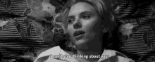 Cant Stop Thinking About You GIF - Cant Stop Thinking About You Scarlett Johansson GIFs