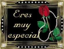 eres especial rose sparkle pearls