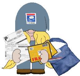 Gnome Mail Carrier Sticker - Gnome Mail Carrier Letter Carrier Stickers