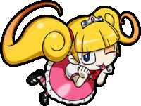 a cartoon drawing of a girl with blonde hair and a tiara