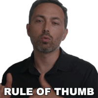 Rule Of Thumb Derek Muller Sticker - Rule Of Thumb Derek Muller Veritasium Stickers