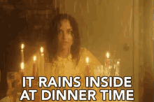 Rain Inside GIF - Key Of Awesome It Rains Inside At Dinner Time Raining GIFs