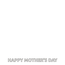 a happy mother 's day card with flowers in a vase