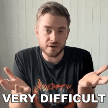 Very Difficult Lewis Jackson GIF - Very Difficult Lewis Jackson Not Easy GIFs