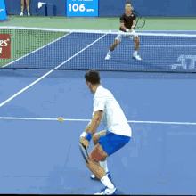 Ricardas Berankis Novak Djokovic GIF - Ricardas Berankis Novak Djokovic Tennis GIFs