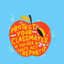 Protect Your Classmates If You See A Hate Act Report It Call211 GIF