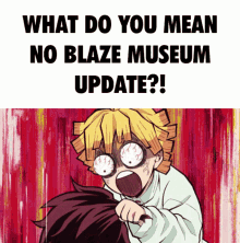 Blaze Museum Demon Slayer GIF - Blaze Museum Demon Slayer Shocked GIFs