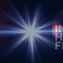 a dark blue background with a glowing star and the word ff