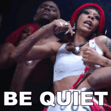 Be Quiet Rico Nasty GIF - Be Quiet Rico Nasty Stfu Performance Song GIFs