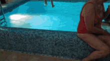 Pool Swimming GIF