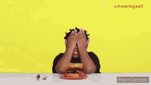 Burger Kid Laugh At Burger GIF - Burger Kid Laugh At Burger Laugh GIFs
