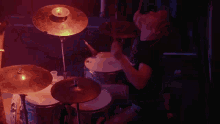 Drummer Rock Out GIF - Drummer Rock Out Gig GIFs