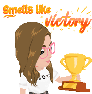 Smell Of Victory Trophy Sticker - Smell Of Victory Trophy Success Stickers