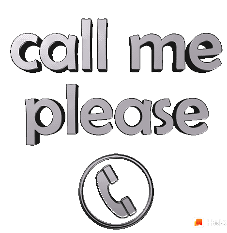 Please Call Me Sticker - Please Call Me Phone Call Stickers