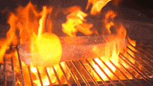 Grilling The Steak Guga Foods GIF - Grilling The Steak Guga Foods Grilling Meat GIFs